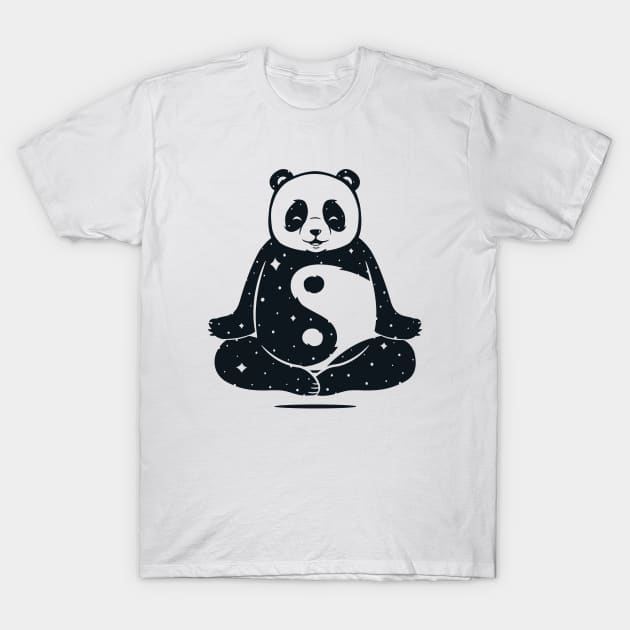 Yin Yang Panda T-Shirt by Eilex Design